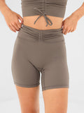 Ultimate Ruched Shorts - Ash Brown