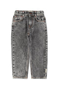 Unisex Denim Trousers Washed Black