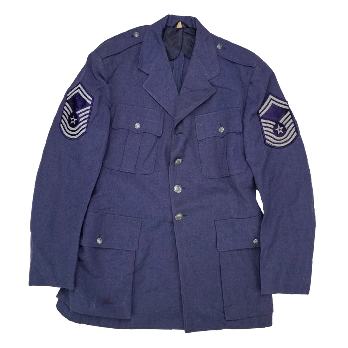 US Air Force 1950s Wool Service Dress Jacket - 43L, Large - US Air Force Surplus - Field Jackets