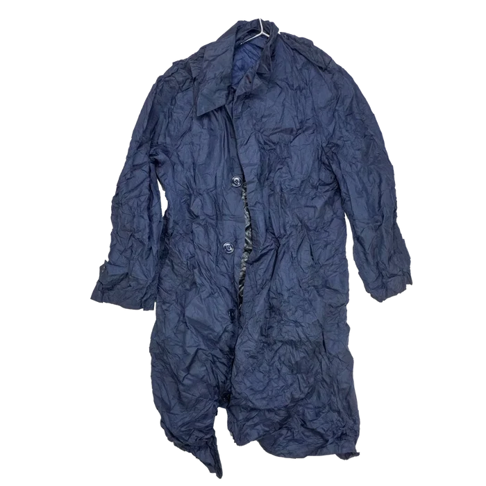 US Air Force Blue Lightweight Raincoat - 40R, Medium, Item 2 - US Air Force Surplus - Rain Jackets