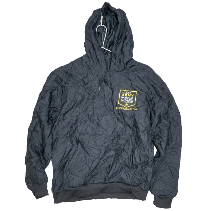 US Army UTAH National Guard Black Woobie Hoodie - Medium - Army & Outdoors - Hoodies