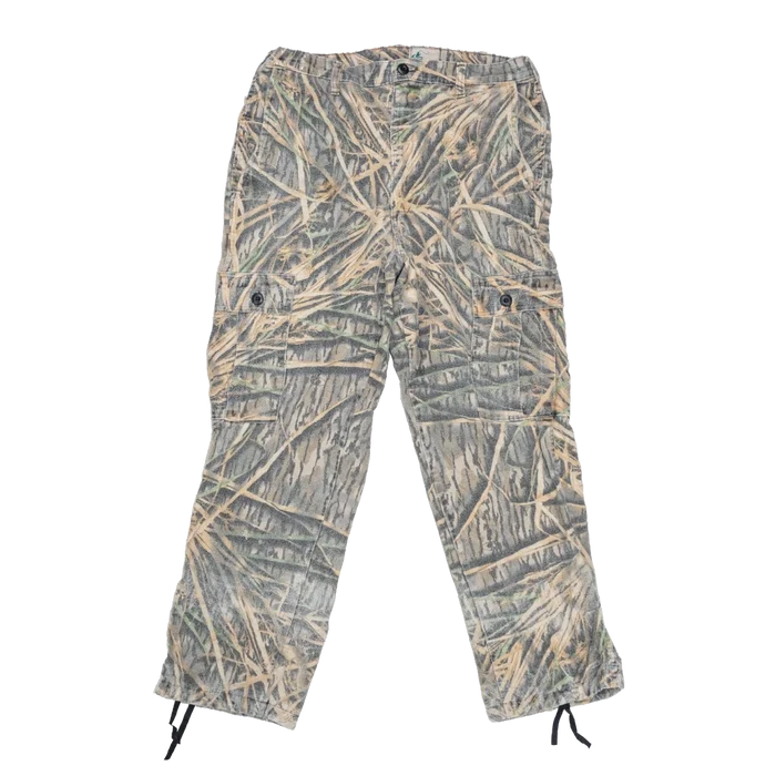 US Made Mossy Oak Grass Camo Field Trousers - Large - Army & Outdoors - Combat Trousers