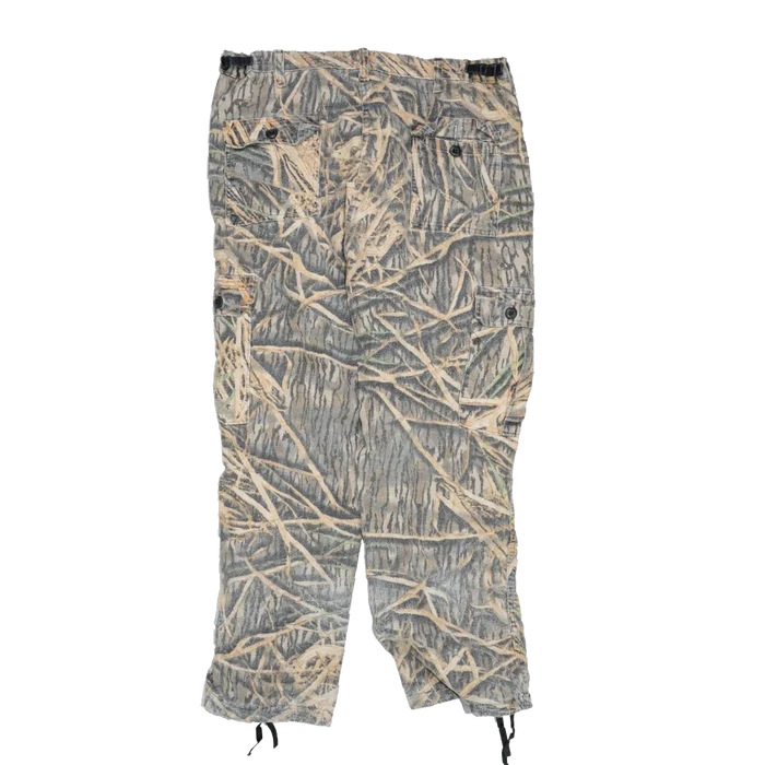US Made Mossy Oak Grass Camo Field Trousers - Large - Army & Outdoors - Combat Trousers