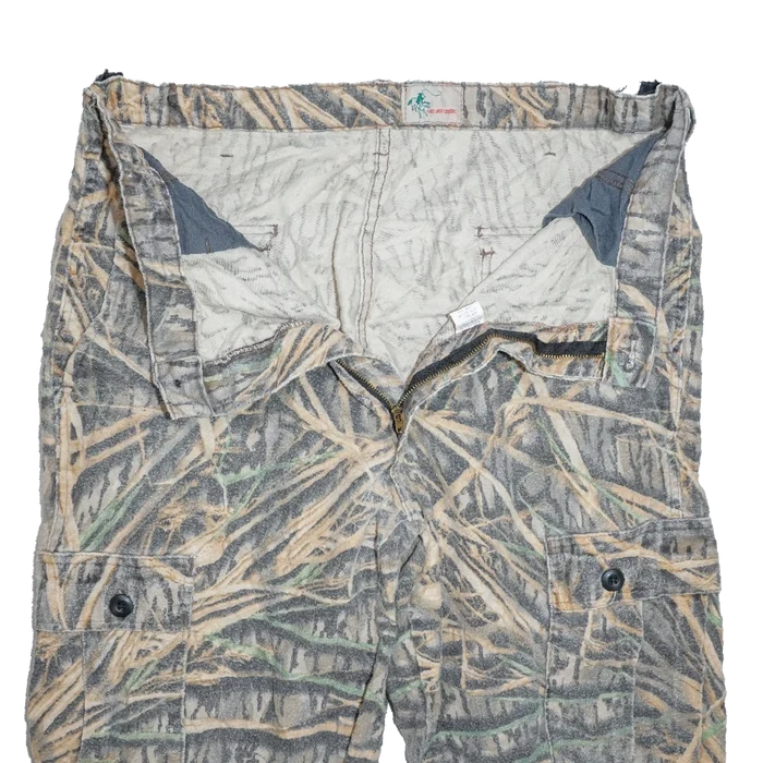 US Made Mossy Oak Grass Camo Field Trousers - Large - Army & Outdoors - Combat Trousers