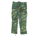 USGI ERDL Non-Ripstop Jungle Fatigue Trousers - Large - US Army Surplus - Combat Trousers