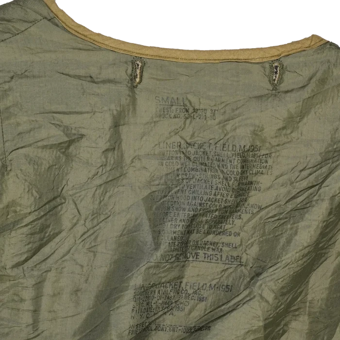 USGI M-1951 Field Jacket Liner - Small, Item 4 - US Army Surplus - Jacket Liner