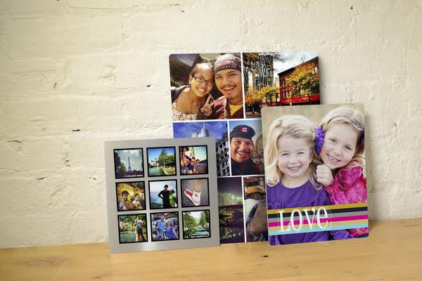 Vibrant Metal Square Print