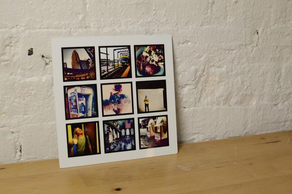 Vibrant Metal Square Print