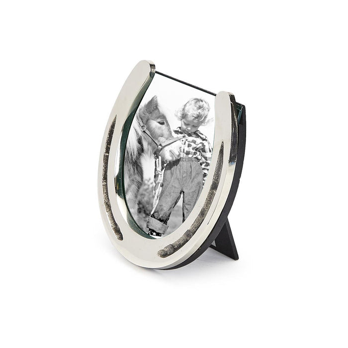 Victory Horseshoe Chromed Photo Framed