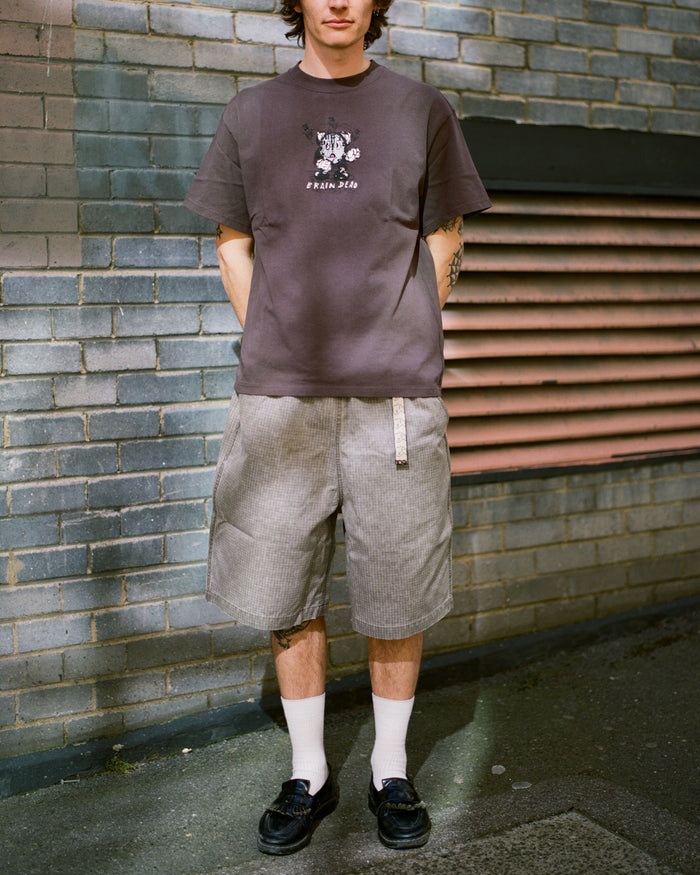 Washed Ripstop Equipment Climber Short - Brown