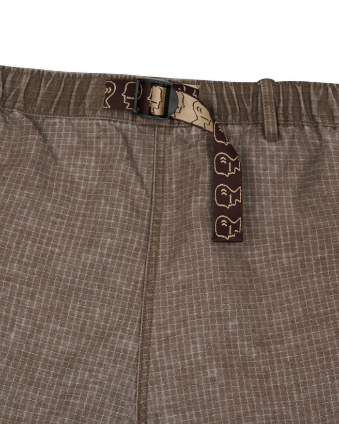 Washed Ripstop Equipment Climber Short - Brown