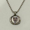 Wax Seal Ball Chain Necklace