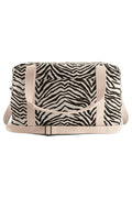 Weekend Bag | Zebra print, Greige and Black