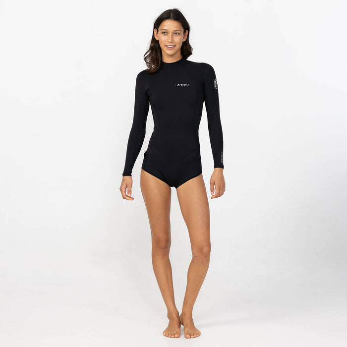 Women's Bahia 2mm Mid Spring Suit Back Zip - Black