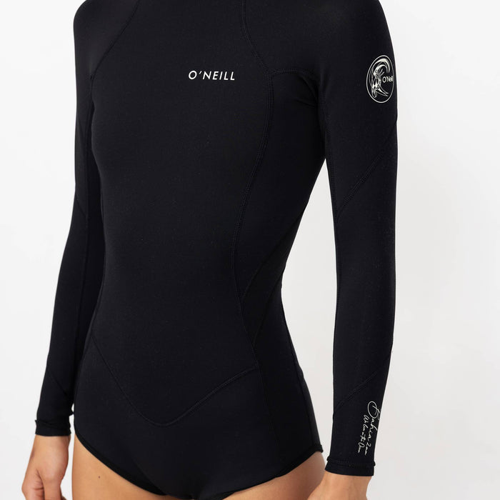 Women's Bahia 2mm Mid Spring Suit Back Zip - Black