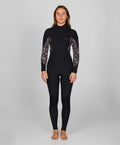 Women's Bahia 4/3mm Steamer Chest Zip - Follow The Sun