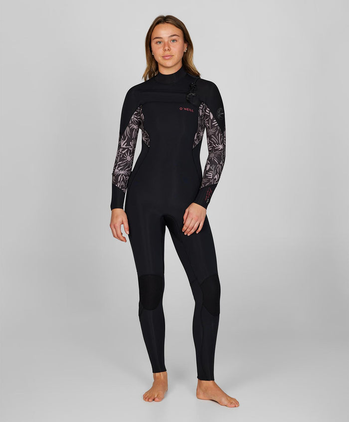 Women's Bahia 4/3mm Steamer Chest Zip - Follow The Sun