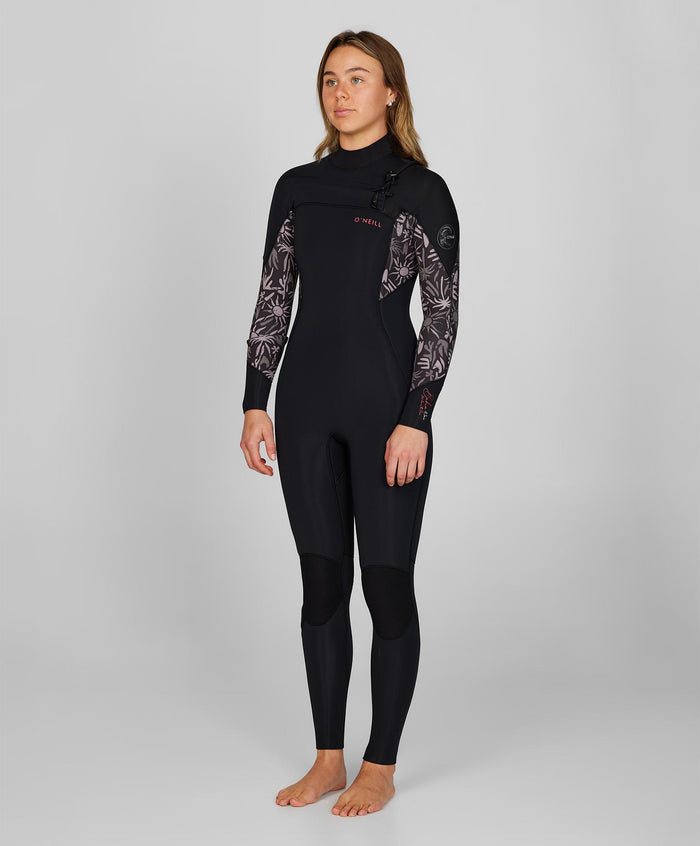 Women's Bahia 4/3mm Steamer Chest Zip - Follow The Sun