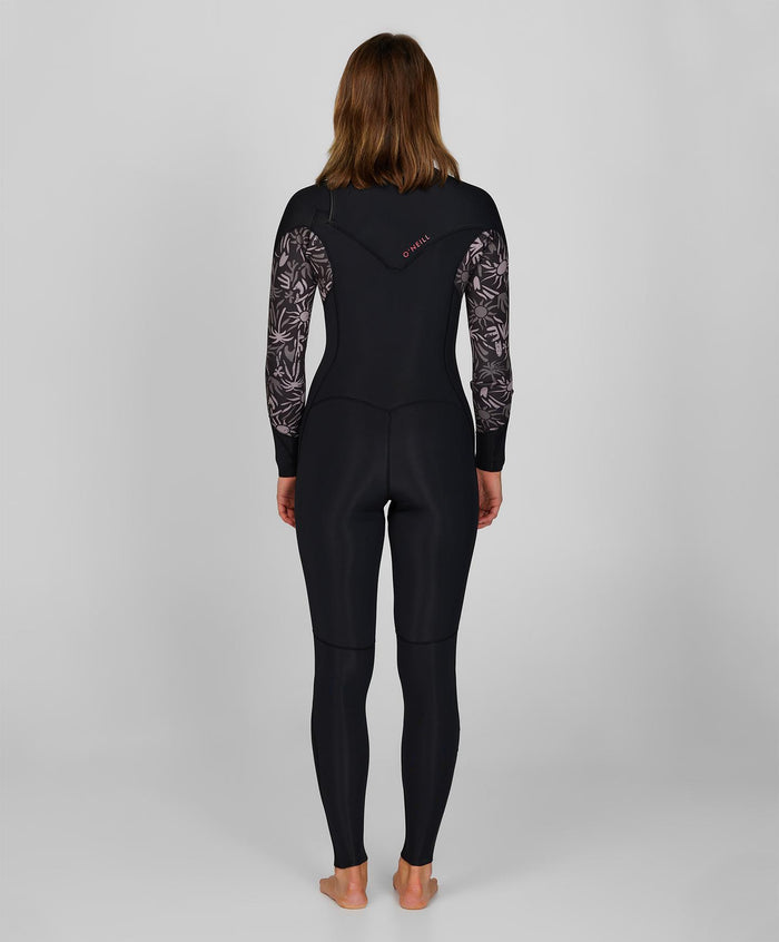 Women's Bahia 4/3mm Steamer Chest Zip - Follow The Sun