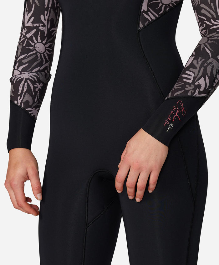 Women's Bahia 4/3mm Steamer Chest Zip - Follow The Sun