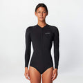 Women's Bahia Neo Skins 1mm Long Sleeve Spring Suit Front Zip - Black