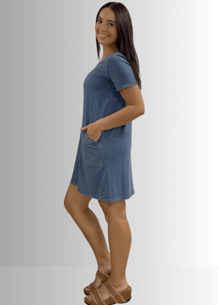 Women's Casual Cotton Dress for Effortless Everyday Style - RFE Marketing Ventures
