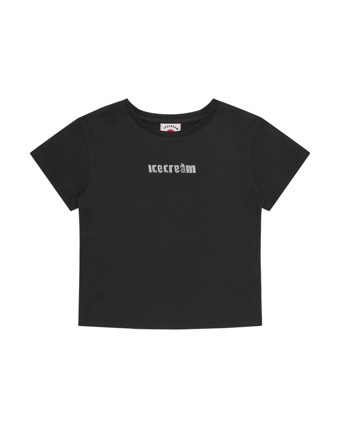 Womens Crystal Soft Serve Baby Tee