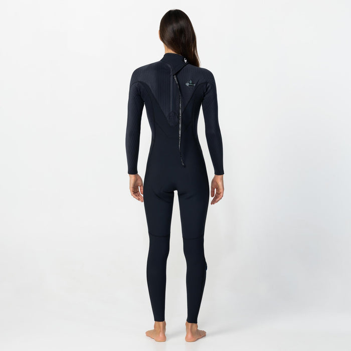 Women's HyperFreak 3/2+mm Steamer Back Zip - Black
