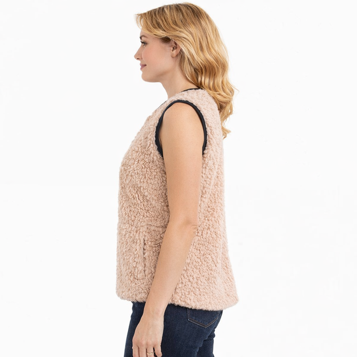 Women's Natural Leather Vest
