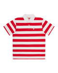 Womens Popsicle Striped Polo Shirt
