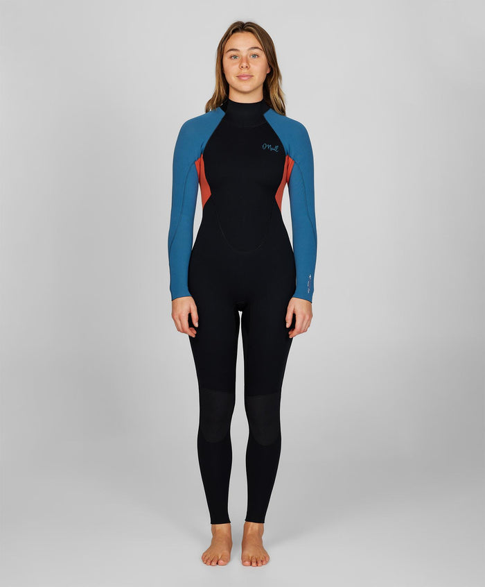 Women's Reactor GBS 3/2mm Steamer Back Zip - Deep Blue