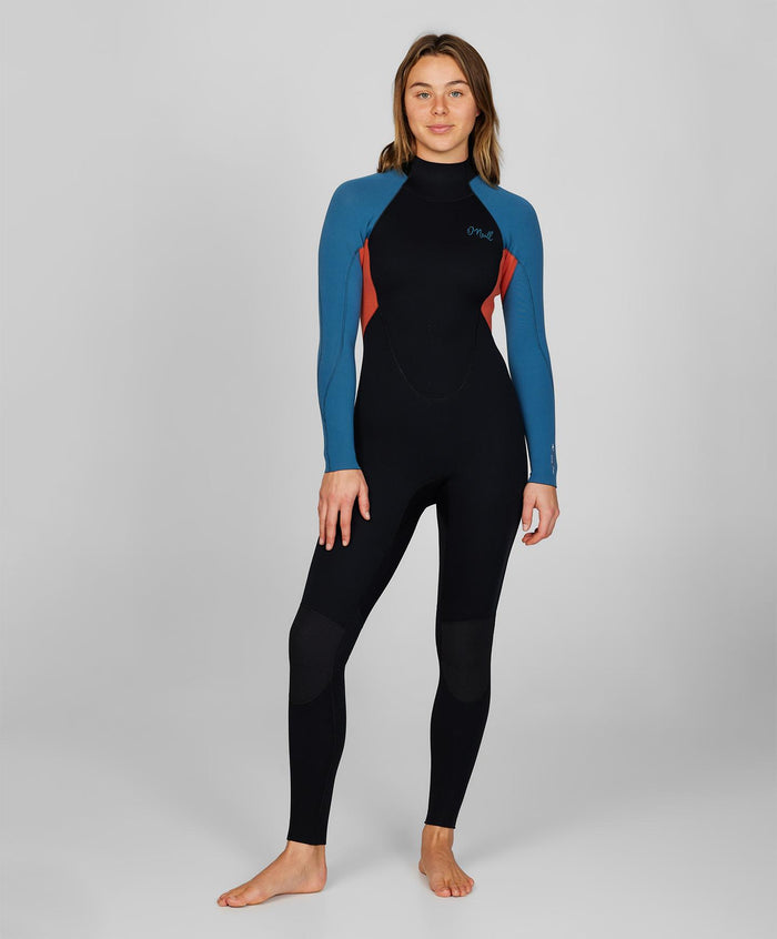 Women's Reactor GBS 3/2mm Steamer Back Zip - Deep Blue