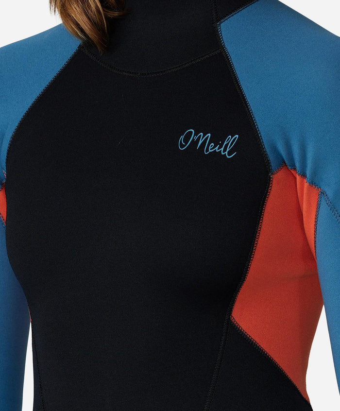 Women's Reactor GBS 3/2mm Steamer Back Zip - Deep Blue