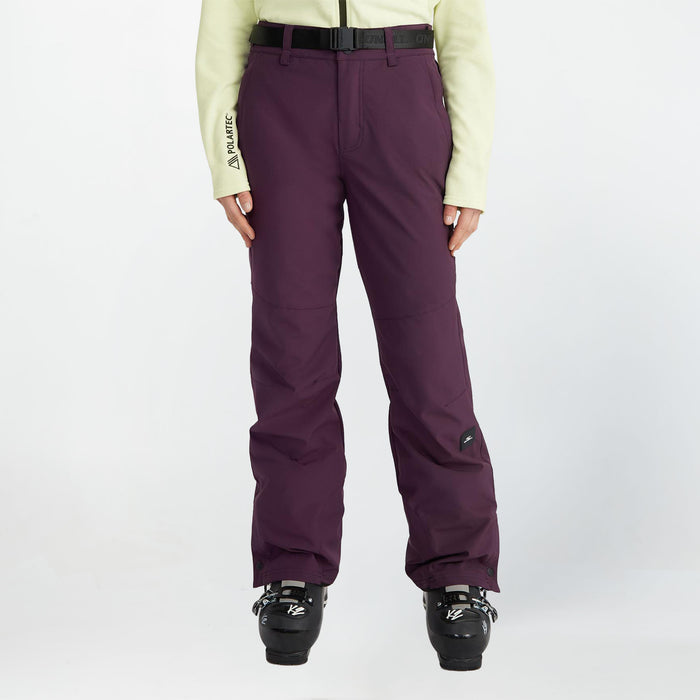 Women's Star Slim Snow Pants - Midnight Plum