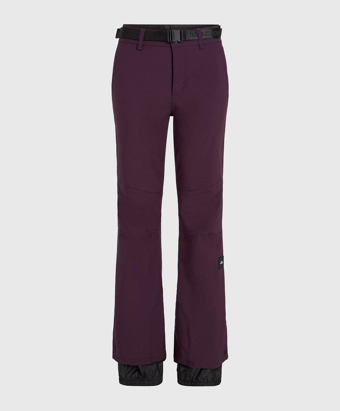 Women's Star Slim Snow Pants - Midnight Plum