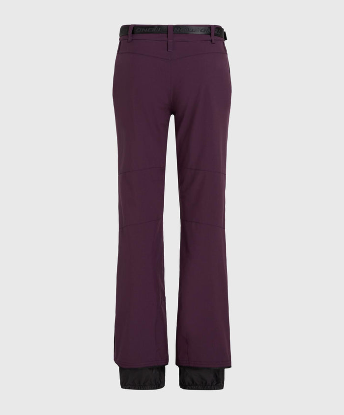 Women's Star Slim Snow Pants - Midnight Plum