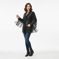 Women's Stylish Fringe Western Leather Jacket