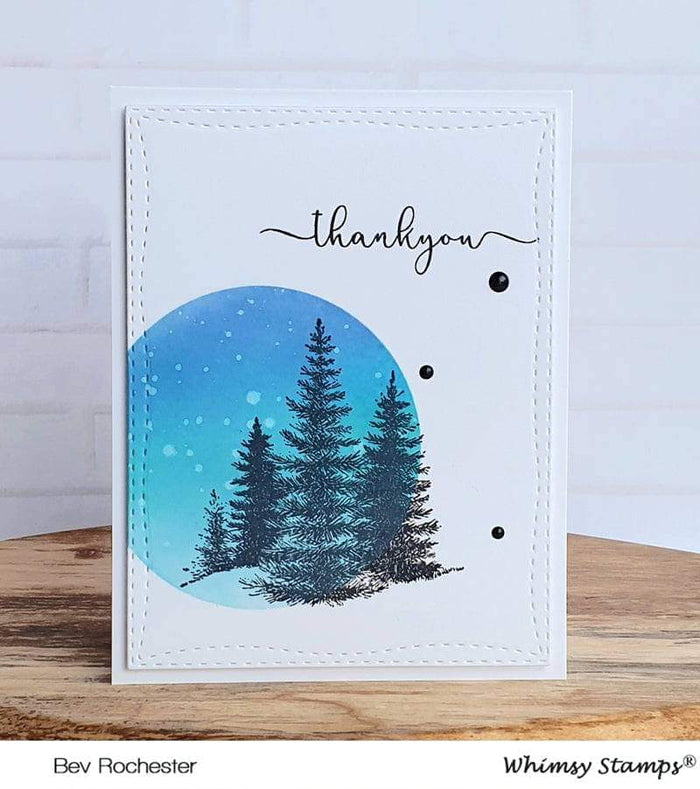 Wonky Stitched Rectangles Die Set - Whimsy Stamps