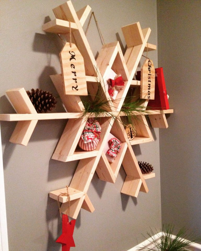 Wooden Snowflake