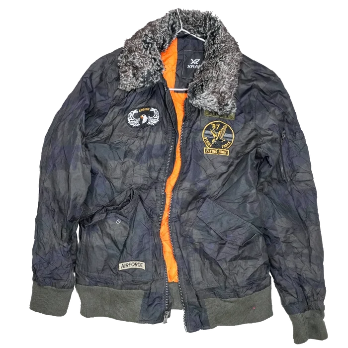 XRay Jeans Camo Bomber Jacket - Large - Army & Outdoors - Flight Jackets