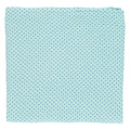 XXL swaddle / blanket | mint w/ blue little hearts