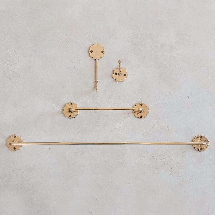 Yellowbell Hooks & Bars - Unlacquered Brass