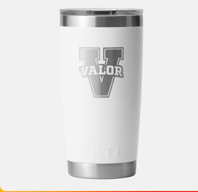 YETI Rambler 20 oz Tumbler - White