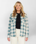 Zuma Woven Top - Silver Pine